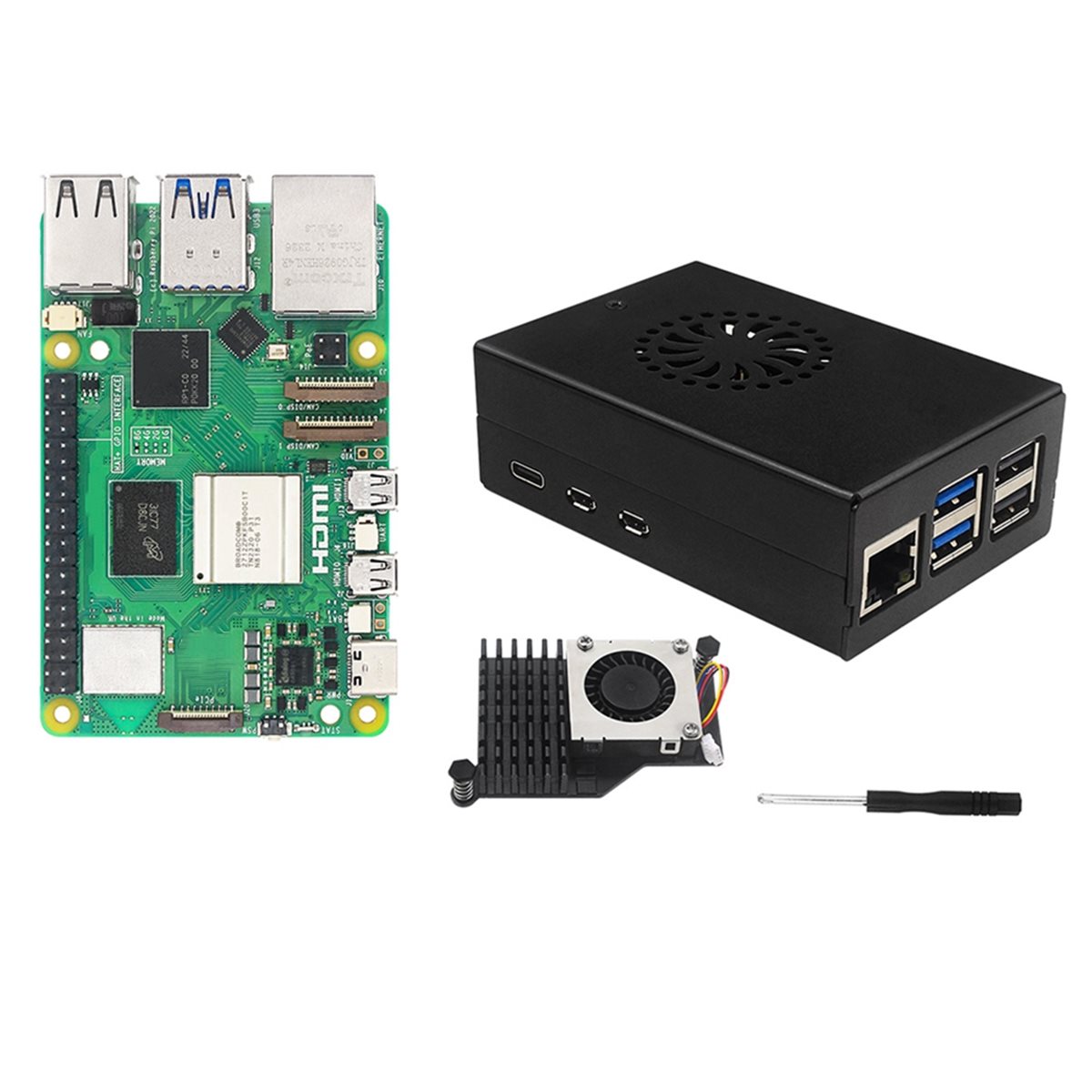 X14A& For IRasptek Starter Kit - Raspberry Pi 5 8Gb Board recension och pris